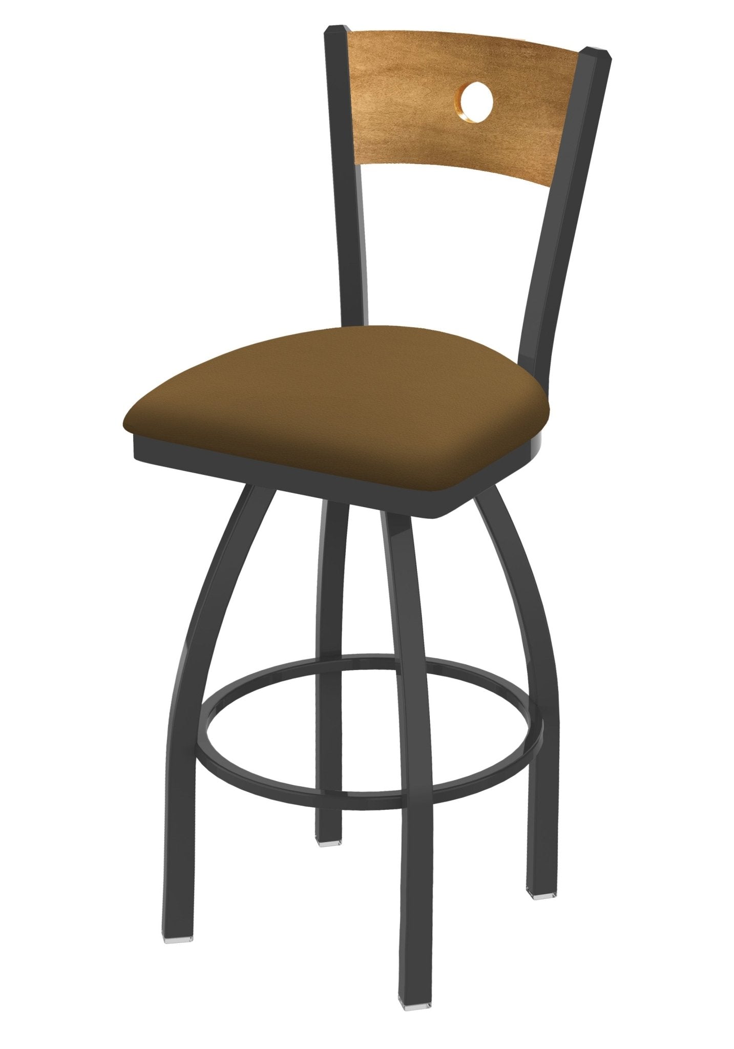 Holland Bar Stool 830 Voltaire Swivel Bar Stool Upholstered Seat 30"H (HBS - 830 - BS - UP - 30H) - SchoolOutlet