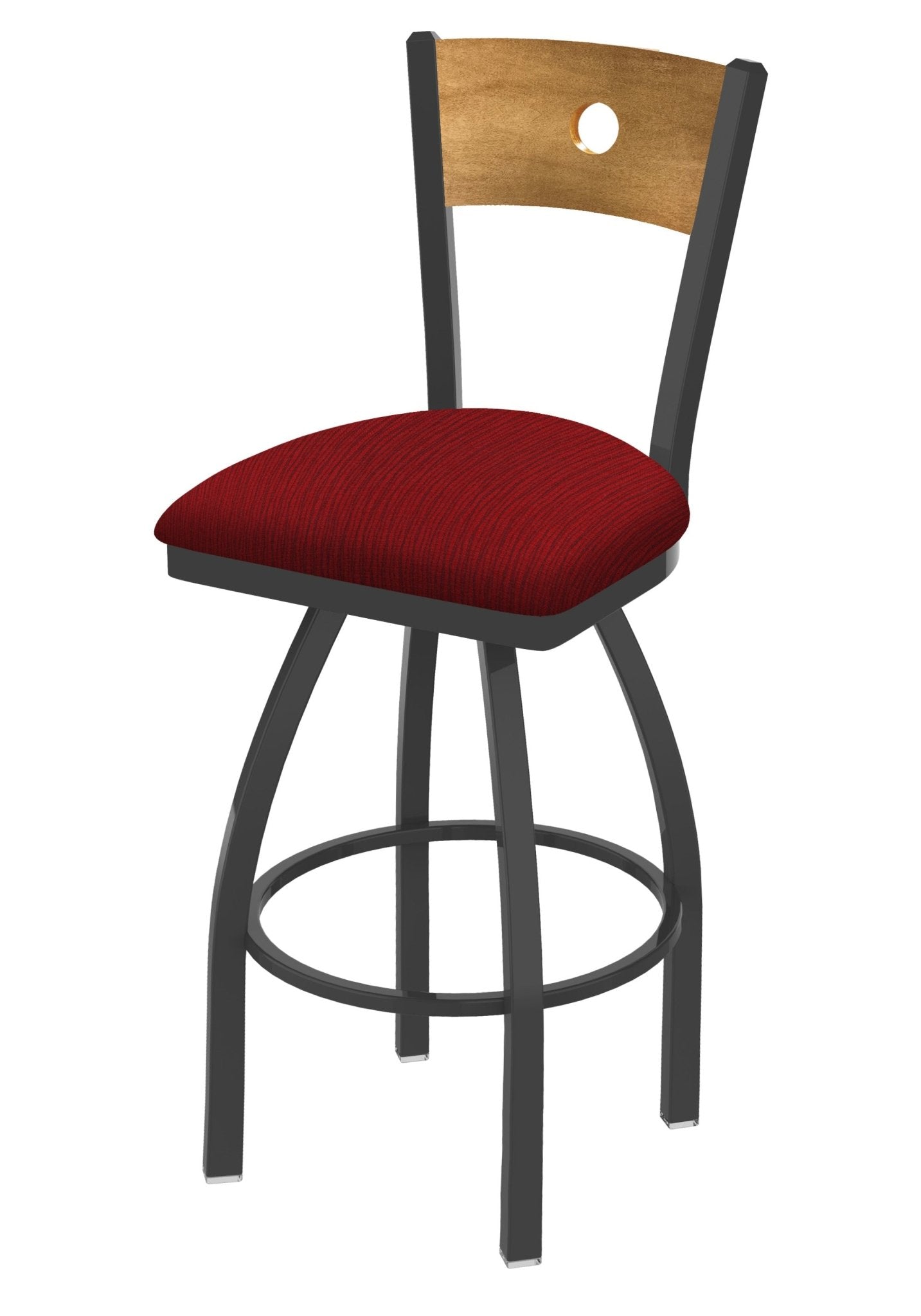 Holland Bar Stool 830 Voltaire Swivel Bar Stool Upholstered Seat 30"H (HBS - 830 - BS - UP - 30H) - SchoolOutlet