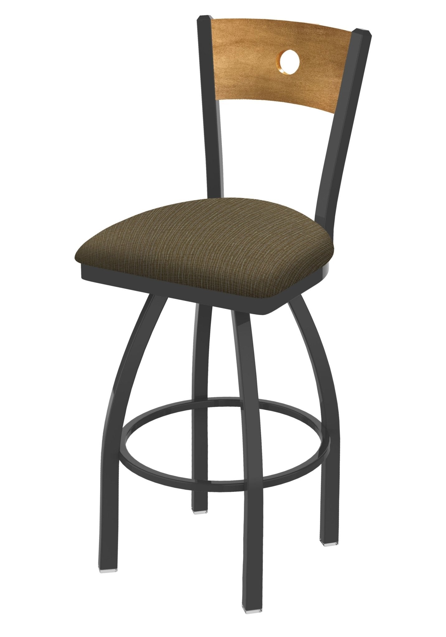 Holland Bar Stool 830 Voltaire Swivel Bar Stool Upholstered Seat 30"H (HBS - 830 - BS - UP - 30H) - SchoolOutlet