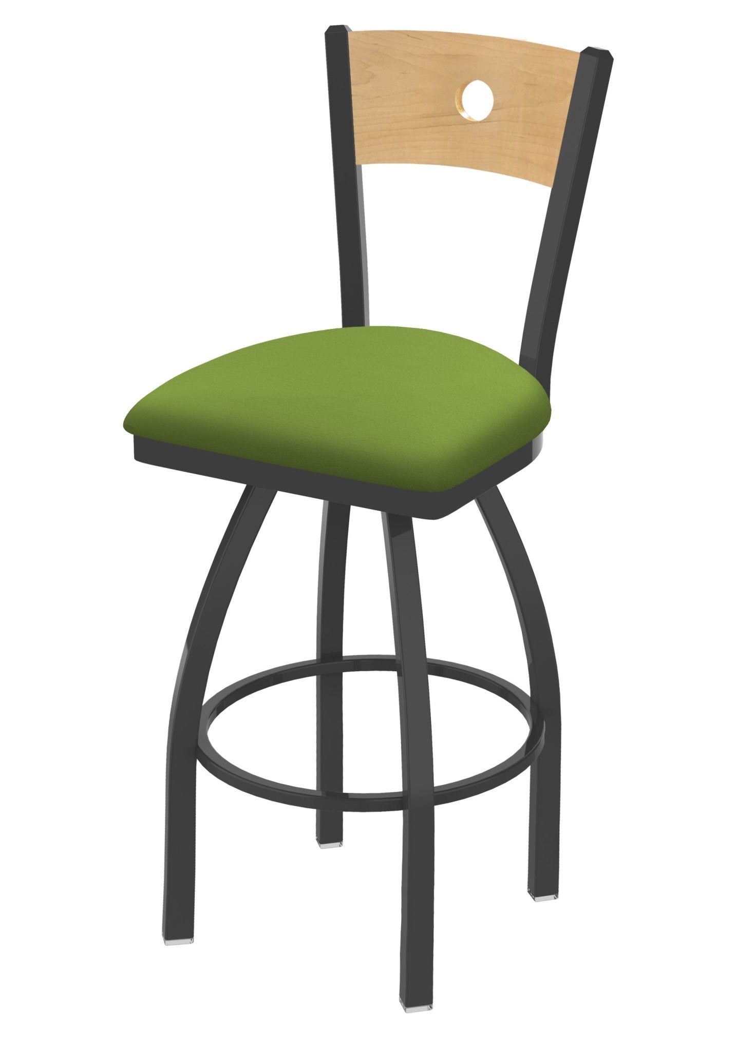 Holland Bar Stool 830 Voltaire Swivel Bar Stool Upholstered Seat 30"H (HBS - 830 - BS - UP - 30H) - SchoolOutlet