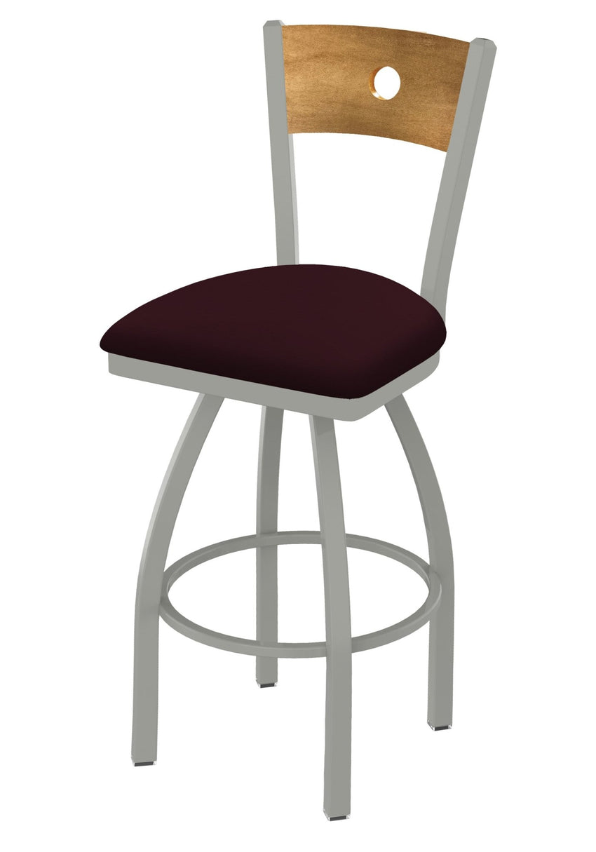 Holland Bar Stool 830 Voltaire Swivel Bar Stool Upholstered Seat 36"H (HBS - 830 - BS - UP - 36H) - SchoolOutlet
