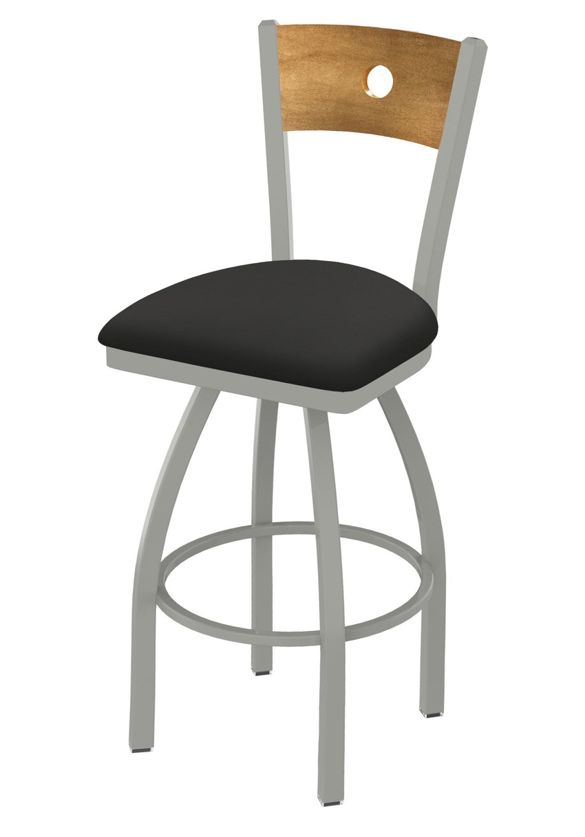 Holland Bar Stool 830 Voltaire Swivel Bar Stool Upholstered Seat 36"H (HBS - 830 - BS - UP - 36H) - SchoolOutlet