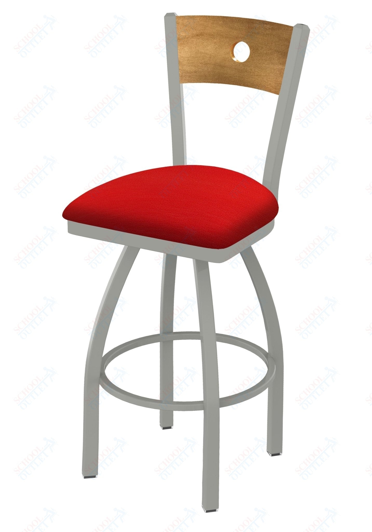 Holland Bar Stool 830 Voltaire Swivel Bar Stool Upholstered Seat 36"H (HBS - 830 - BS - UP - 36H) - SchoolOutlet