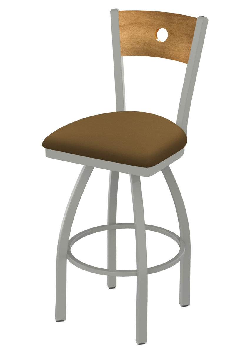 Holland Bar Stool 830 Voltaire Swivel Bar Stool Upholstered Seat 36"H (HBS - 830 - BS - UP - 36H) - SchoolOutlet