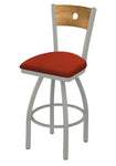 Holland Bar Stool 830 Voltaire Swivel Bar Stool Upholstered Seat 36