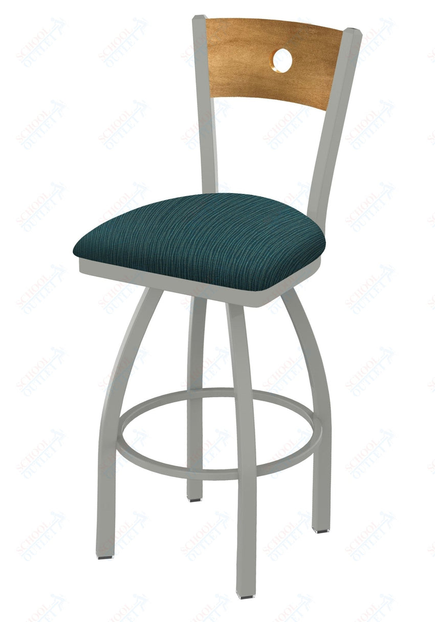 Holland Bar Stool 830 Voltaire Swivel Bar Stool Upholstered Seat 36"H (HBS - 830 - BS - UP - 36H) - SchoolOutlet