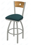 Holland Bar Stool 830 Voltaire Swivel Bar Stool Upholstered Seat 36