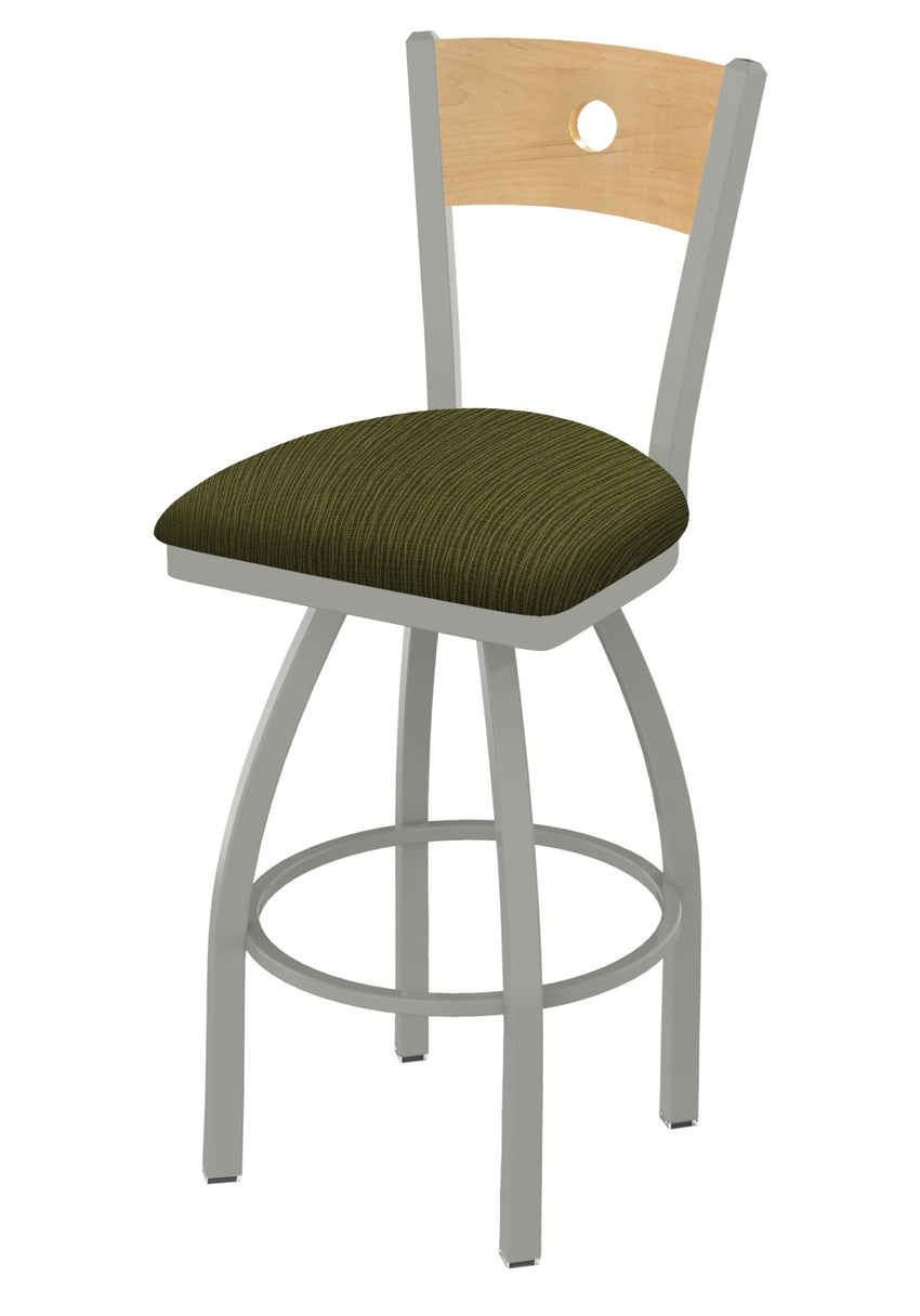 Holland Bar Stool 830 Voltaire Swivel Bar Stool Upholstered Seat 36"H (HBS - 830 - BS - UP - 36H) - SchoolOutlet