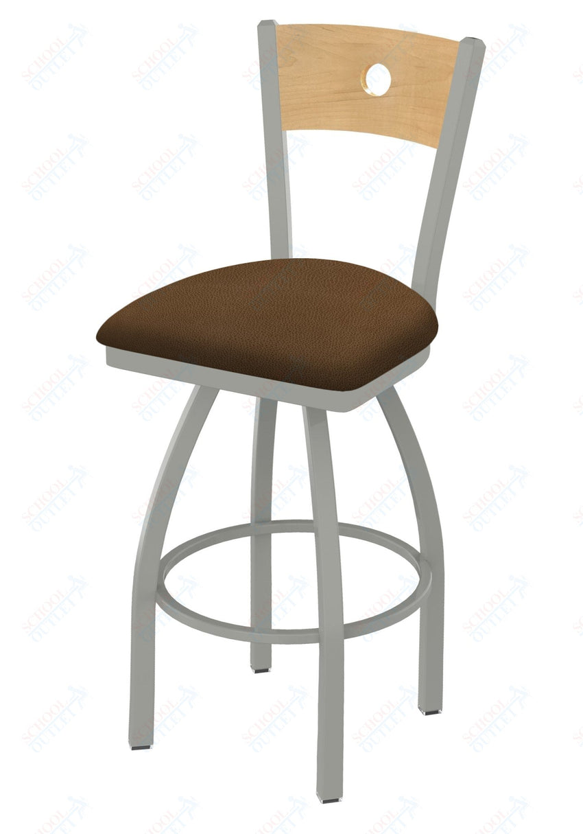 Holland Bar Stool 830 Voltaire Swivel Bar Stool Upholstered Seat 36"H (HBS - 830 - BS - UP - 36H) - SchoolOutlet