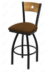 Holland Bar Stool 830 Voltaire Swivel Bar Stool Upholstered Seat 36