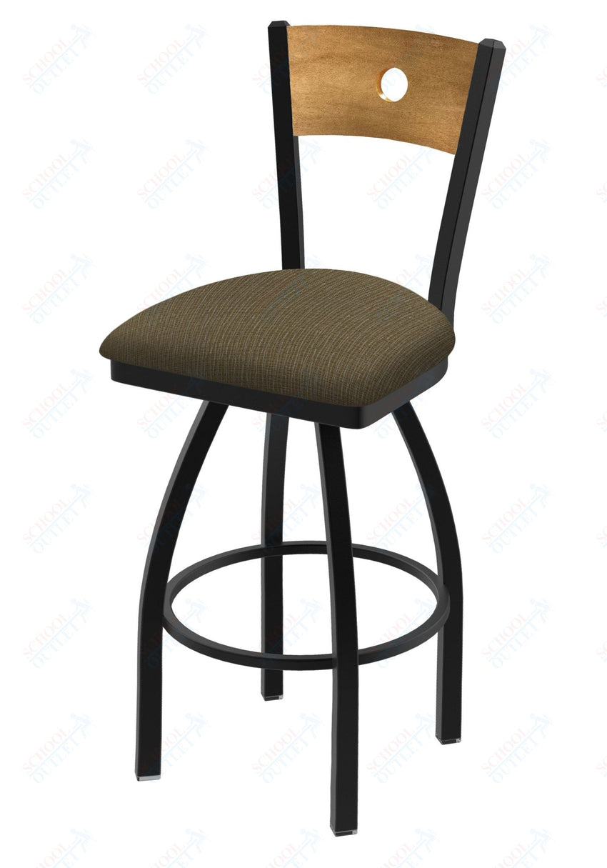 Holland Bar Stool 830 Voltaire Swivel Bar Stool Upholstered Seat 36"H (HBS - 830 - BS - UP - 36H) - SchoolOutlet