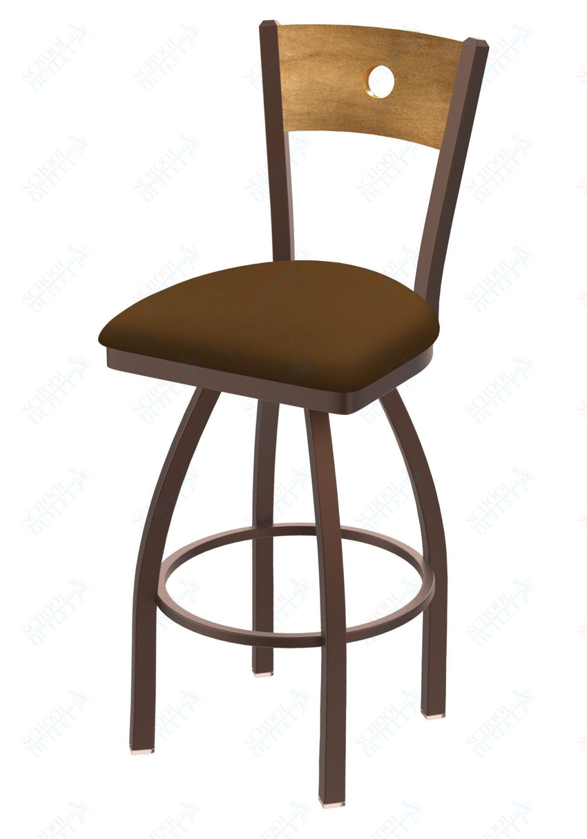 Holland Bar Stool 830 Voltaire Swivel Bar Stool Upholstered Seat 36"H (HBS - 830 - BS - UP - 36H) - SchoolOutlet