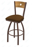 Holland Bar Stool 830 Voltaire Swivel Bar Stool Upholstered Seat 36
