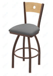 Holland Bar Stool 830 Voltaire Swivel Bar Stool Upholstered Seat 36