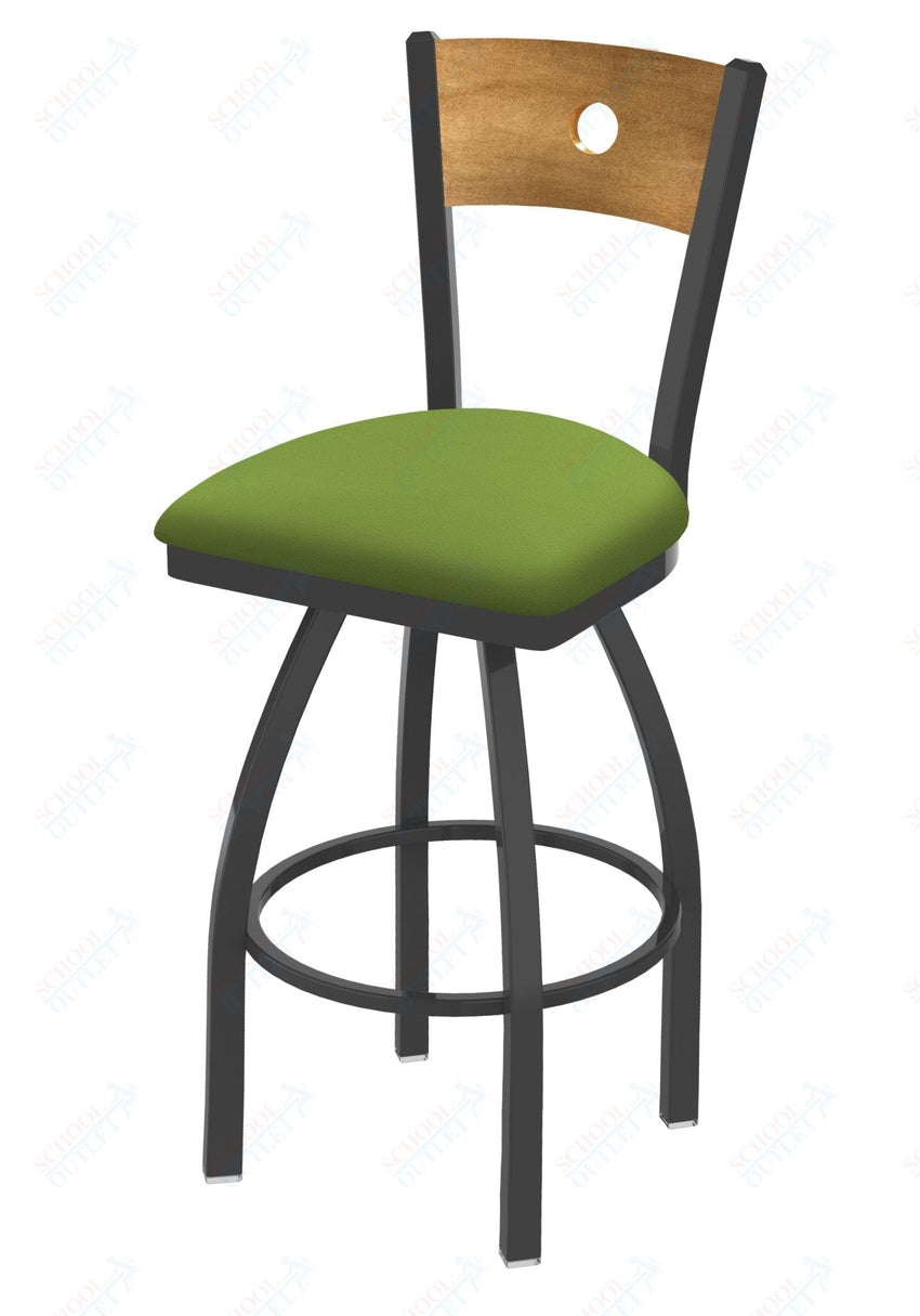 Holland Bar Stool 830 Voltaire Swivel Bar Stool Upholstered Seat 36"H (HBS - 830 - BS - UP - 36H) - SchoolOutlet