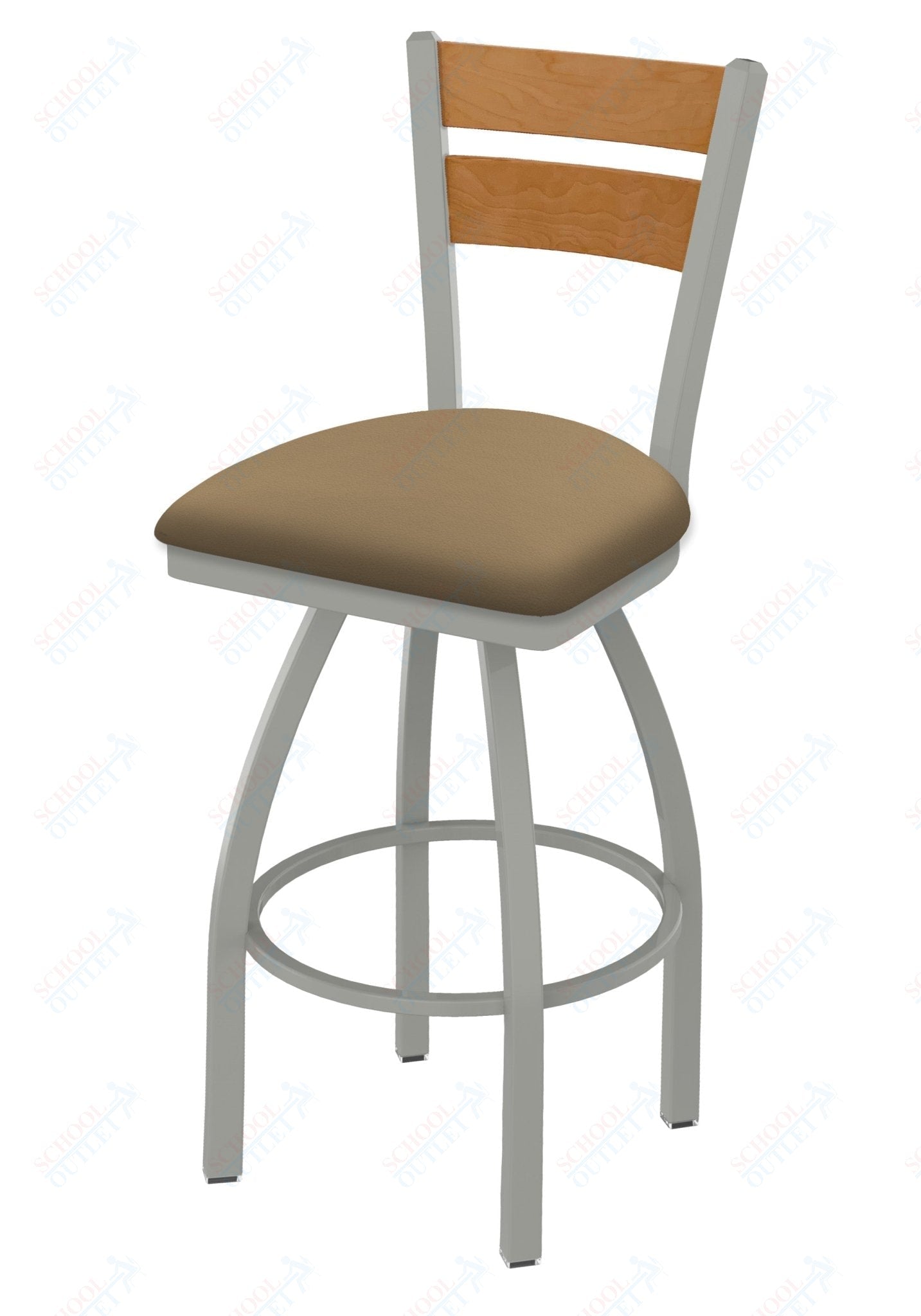 Holland Bar Stool 832 Thor Swivel Bar Stool Upholstered Seat 36"H (HBS - 832 - BS - UP - 36H) - SchoolOutlet