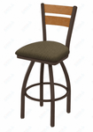 Holland Bar Stool 832 Thor Swivel Bar Stool Upholstered Seat 36