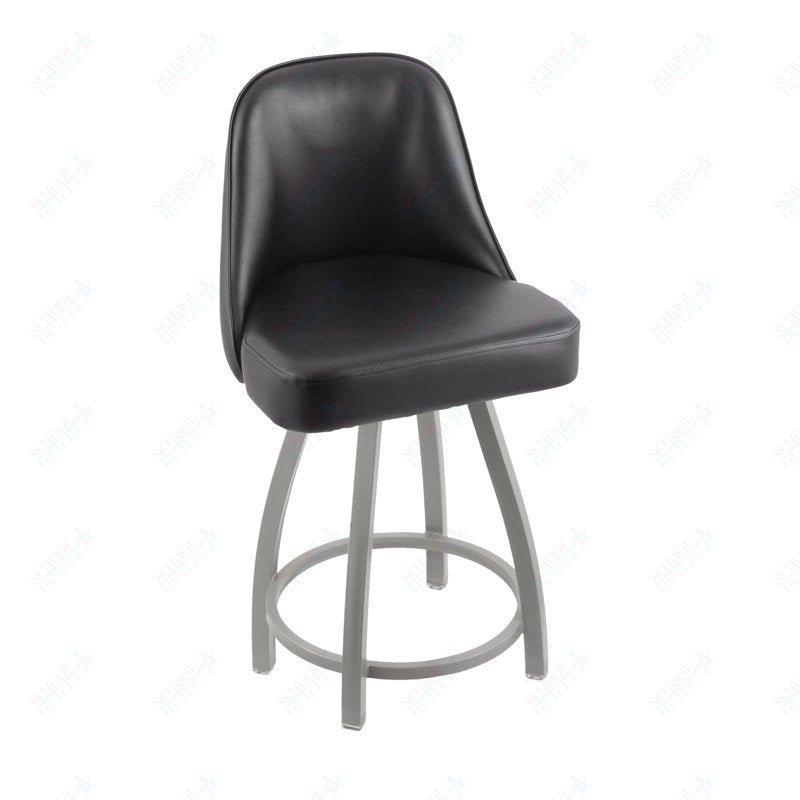 Holland Bar Stool 840 Grizzly Swivel Counter Stool Upholstered Seat 25"H (HBS - 840 - CS - UP - 25H) - SchoolOutlet