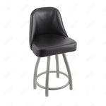 Holland Bar Stool 840 Grizzly Swivel Counter Stool Upholstered Seat 25