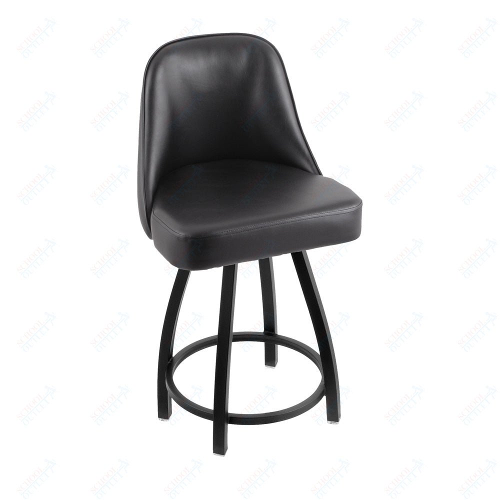 Holland Bar Stool 840 Grizzly Swivel Counter Stool Upholstered Seat 25"H (HBS - 840 - CS - UP - 25H) - SchoolOutlet