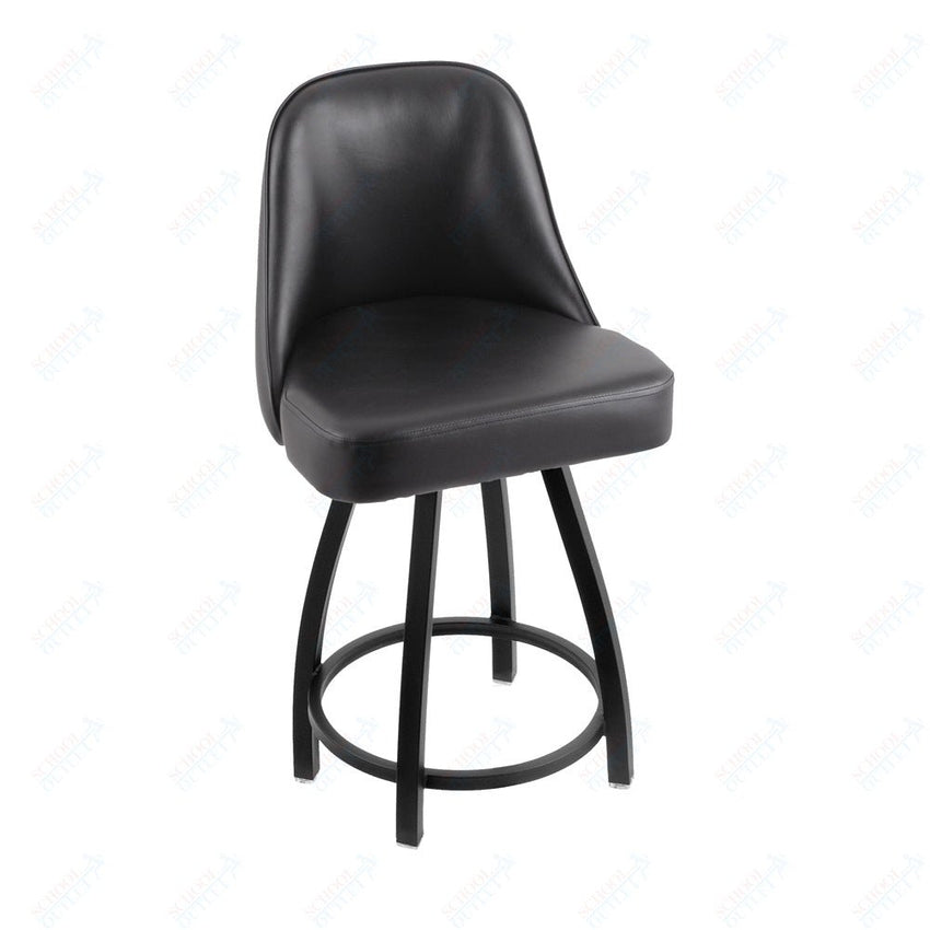 Holland Bar Stool 840 Grizzly Swivel Counter Stool Upholstered Seat 25"H (HBS - 840 - CS - UP - 25H) - SchoolOutlet