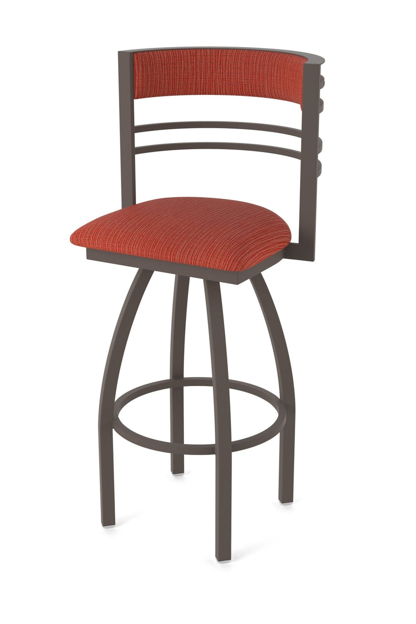 Holland Bar Stool 860 Hunter Swivel Counter Stool Upholstered Seat 25"H (HBS - 860 - CS - UP - 25H) - SchoolOutlet