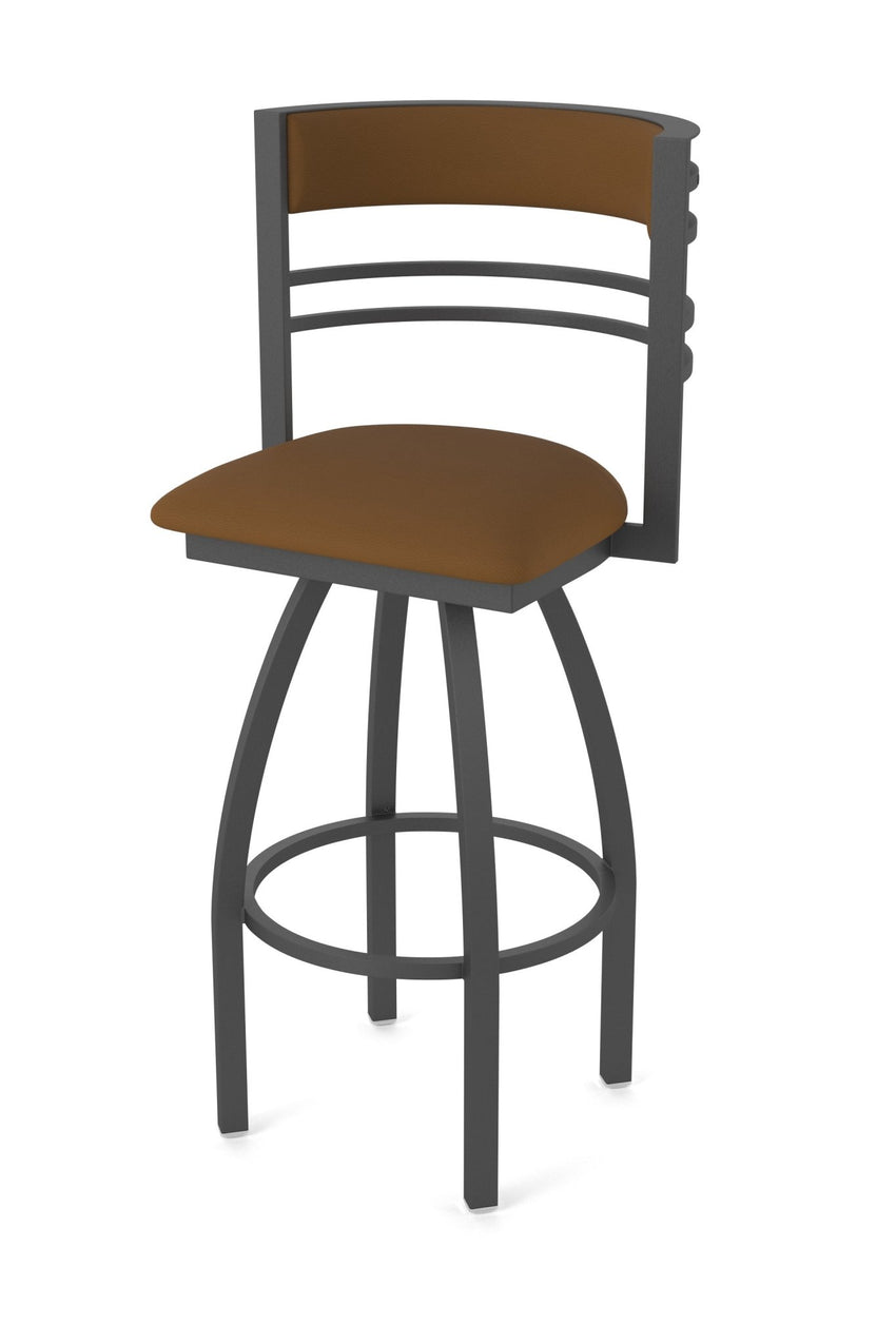 Holland Bar Stool 860 Hunter Swivel Counter Stool Upholstered Seat 25"H (HBS - 860 - CS - UP - 25H) - SchoolOutlet