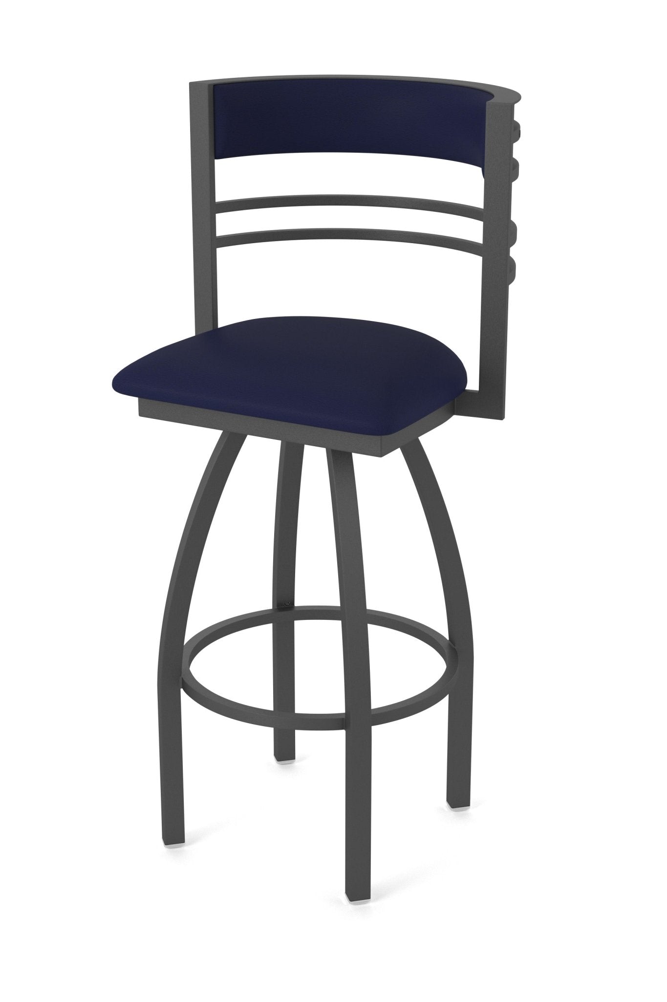 Holland Bar Stool 860 Hunter Swivel Counter Stool Upholstered Seat 25"H (HBS - 860 - CS - UP - 25H) - SchoolOutlet