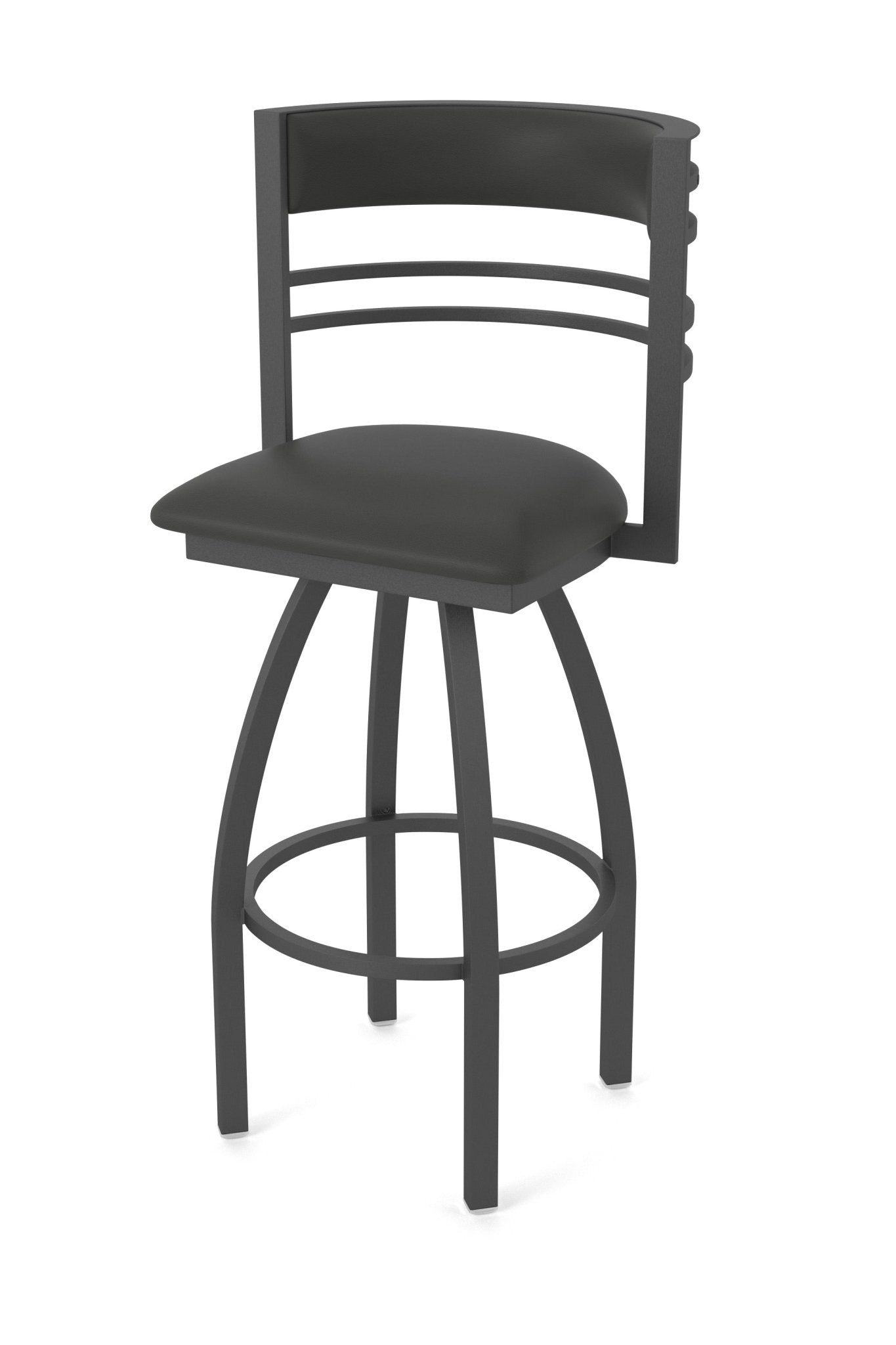 Holland Bar Stool 860 Hunter Swivel Counter Stool Upholstered Seat 25"H (HBS - 860 - CS - UP - 25H) - SchoolOutlet