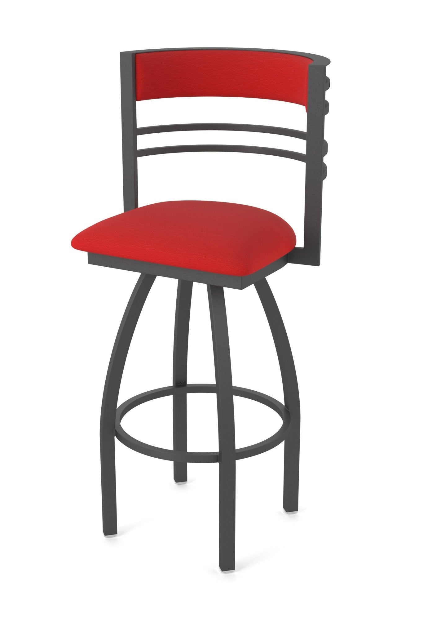 Holland Bar Stool 860 Hunter Swivel Counter Stool Upholstered Seat 25"H (HBS - 860 - CS - UP - 25H) - SchoolOutlet