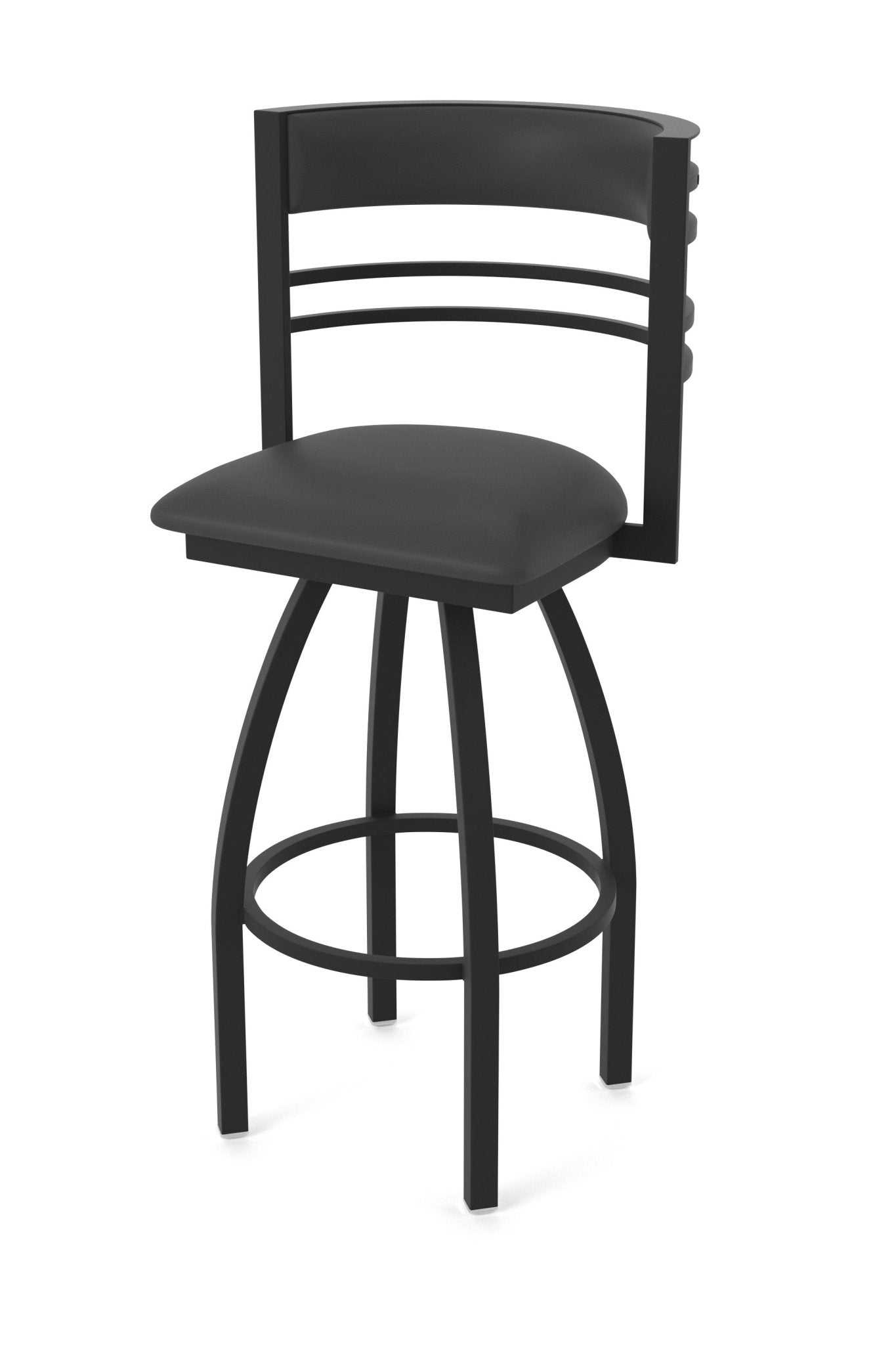 Holland Bar Stool 860 Hunter Swivel Bar Stool Upholstered Seat 30"H (HBS - 860 - BS - UP - 30H) - SchoolOutlet