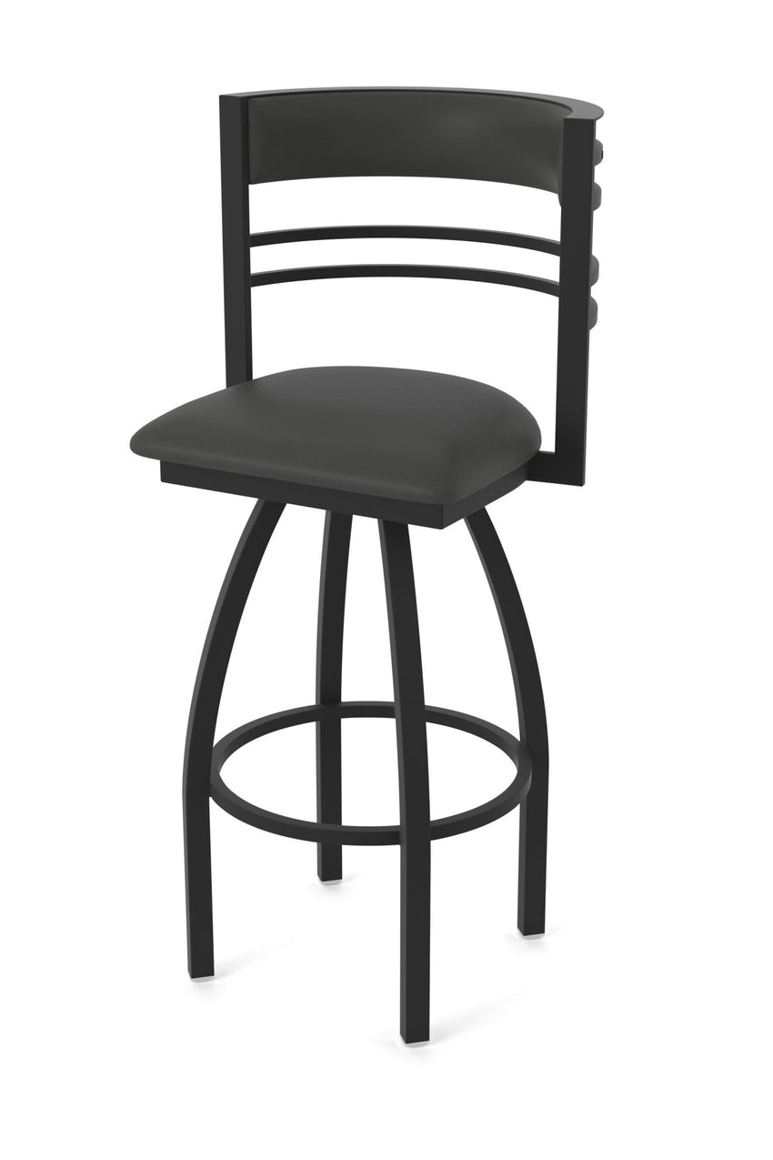 Holland Bar Stool 860 Hunter Swivel Bar Stool Upholstered Seat 30"H (HBS - 860 - BS - UP - 30H) - SchoolOutlet
