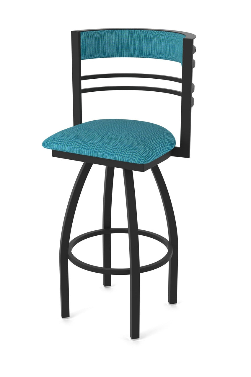 Holland Bar Stool 860 Hunter Swivel Bar Stool Upholstered Seat 30"H (HBS - 860 - BS - UP - 30H) - SchoolOutlet