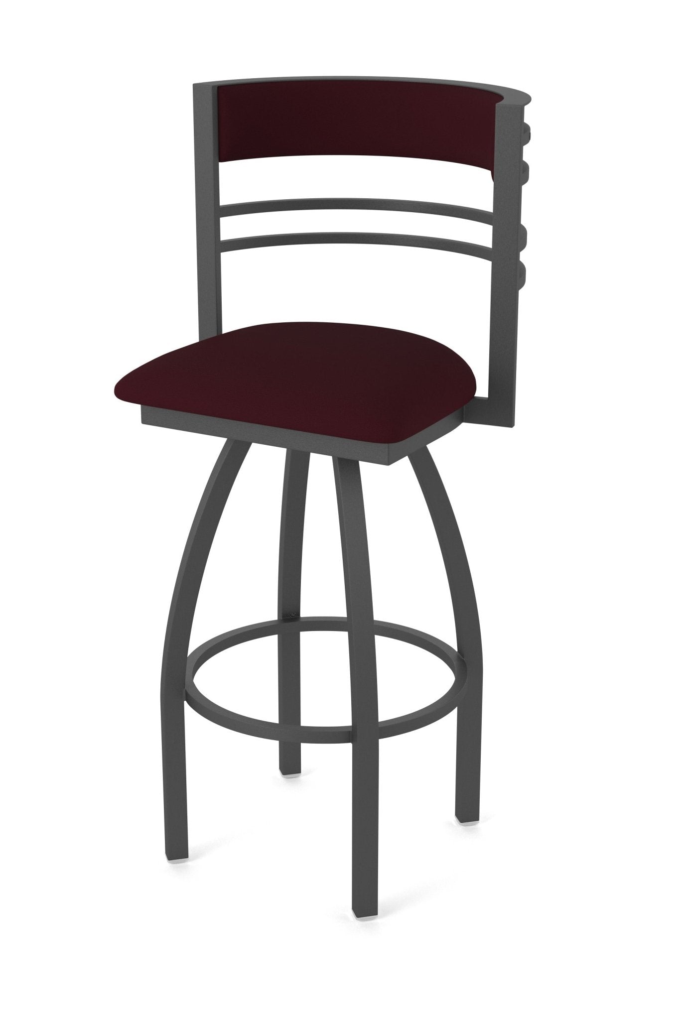 Holland Bar Stool 860 Hunter Swivel Bar Stool Upholstered Seat 30"H (HBS - 860 - BS - UP - 30H) - SchoolOutlet