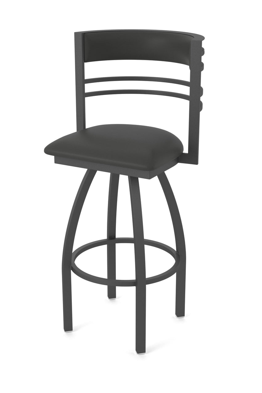 Holland Bar Stool 860 Hunter Swivel Bar Stool Upholstered Seat 30"H (HBS - 860 - BS - UP - 30H) - SchoolOutlet