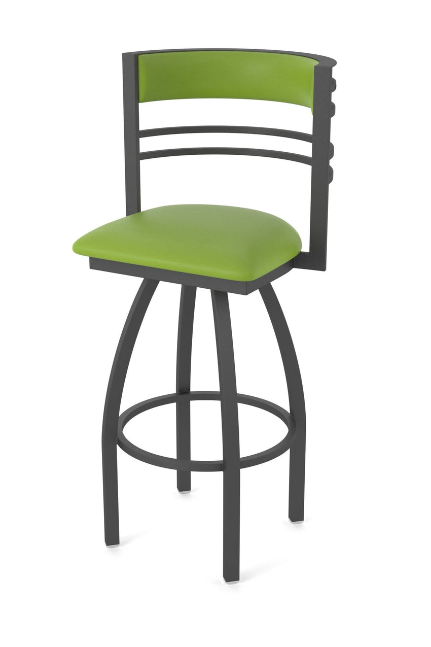 Holland Bar Stool 860 Hunter Swivel Bar Stool Upholstered Seat 30"H (HBS - 860 - BS - UP - 30H) - SchoolOutlet