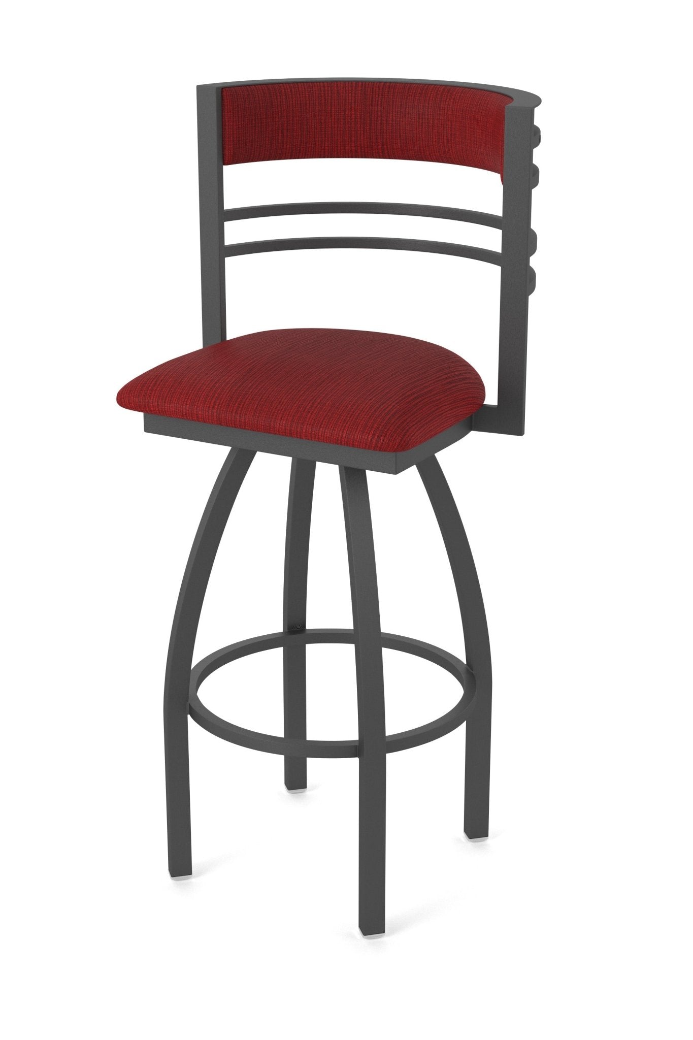 Holland Bar Stool 860 Hunter Swivel Bar Stool Upholstered Seat 30"H (HBS - 860 - BS - UP - 30H) - SchoolOutlet