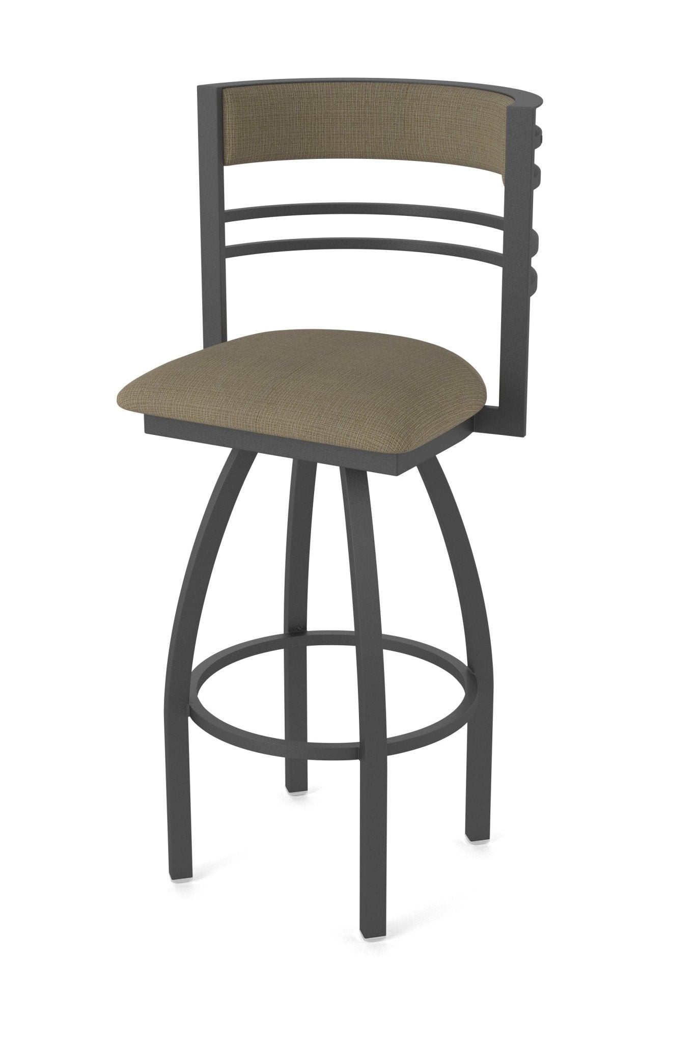 Holland Bar Stool 860 Hunter Swivel Bar Stool Upholstered Seat 30"H (HBS - 860 - BS - UP - 30H) - SchoolOutlet