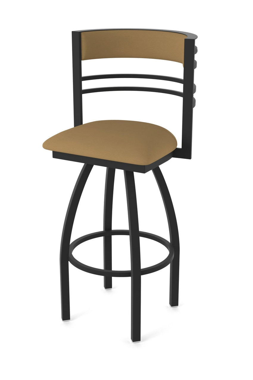 Holland Bar Stool 860 Hunter Swivel Bar Stool Upholstered Seat 36"H (HBS - 860 - BS - UP - 36H) - SchoolOutlet