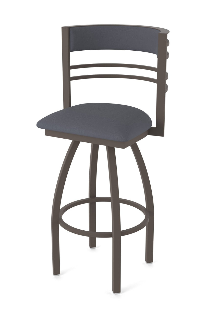 Holland Bar Stool 860 Hunter Swivel Bar Stool Upholstered Seat 36"H (HBS - 860 - BS - UP - 36H) - SchoolOutlet