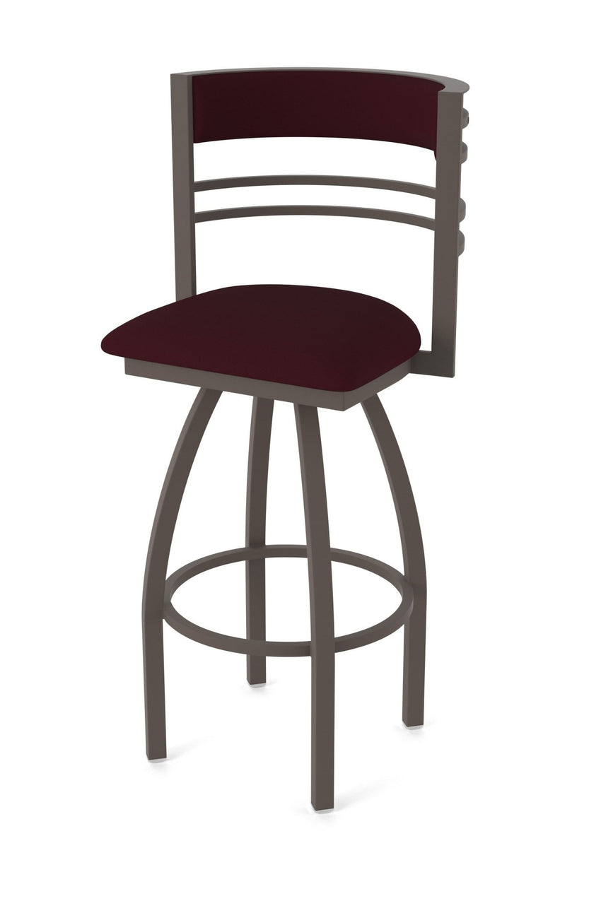 Holland Bar Stool 860 Hunter Swivel Bar Stool Upholstered Seat 36"H (HBS - 860 - BS - UP - 36H) - SchoolOutlet