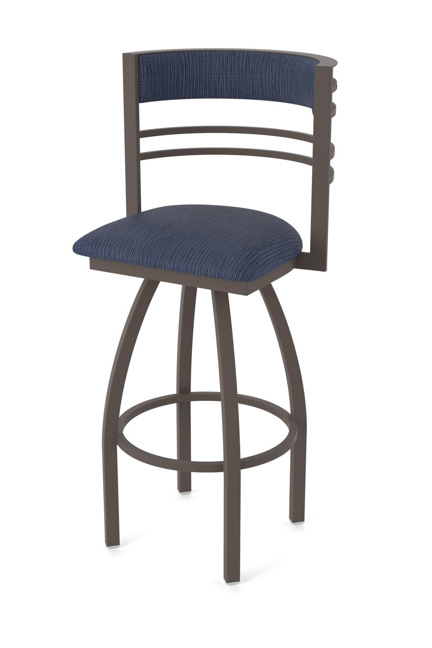 Holland Bar Stool 860 Hunter Swivel Bar Stool Upholstered Seat 36"H (HBS - 860 - BS - UP - 36H) - SchoolOutlet