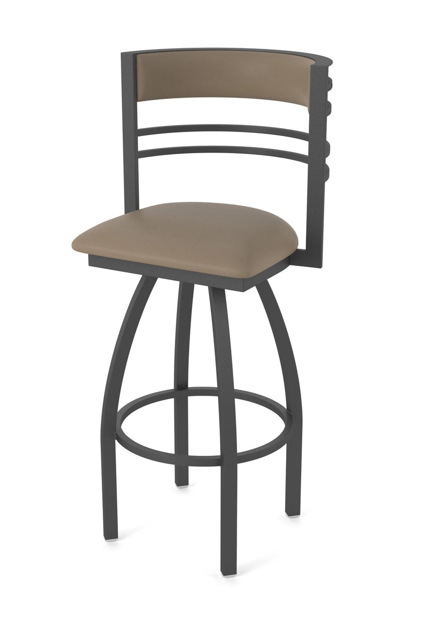 Holland Bar Stool 860 Hunter Swivel Bar Stool Upholstered Seat 36"H (HBS - 860 - BS - UP - 36H) - SchoolOutlet