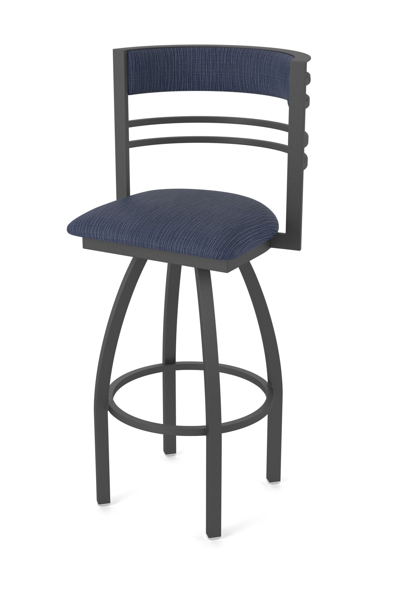 Holland Bar Stool 860 Hunter Swivel Bar Stool Upholstered Seat 36"H (HBS - 860 - BS - UP - 36H) - SchoolOutlet