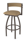 Holland Bar Stool 861 Artemis Swivel Counter Stool Upholstered Seat 25