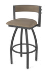 Holland Bar Stool 861 Artemis Swivel Counter Stool Upholstered Seat 25