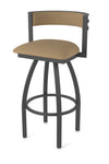 Holland Bar Stool 861 Artemis Swivel Counter Stool Upholstered Seat 25