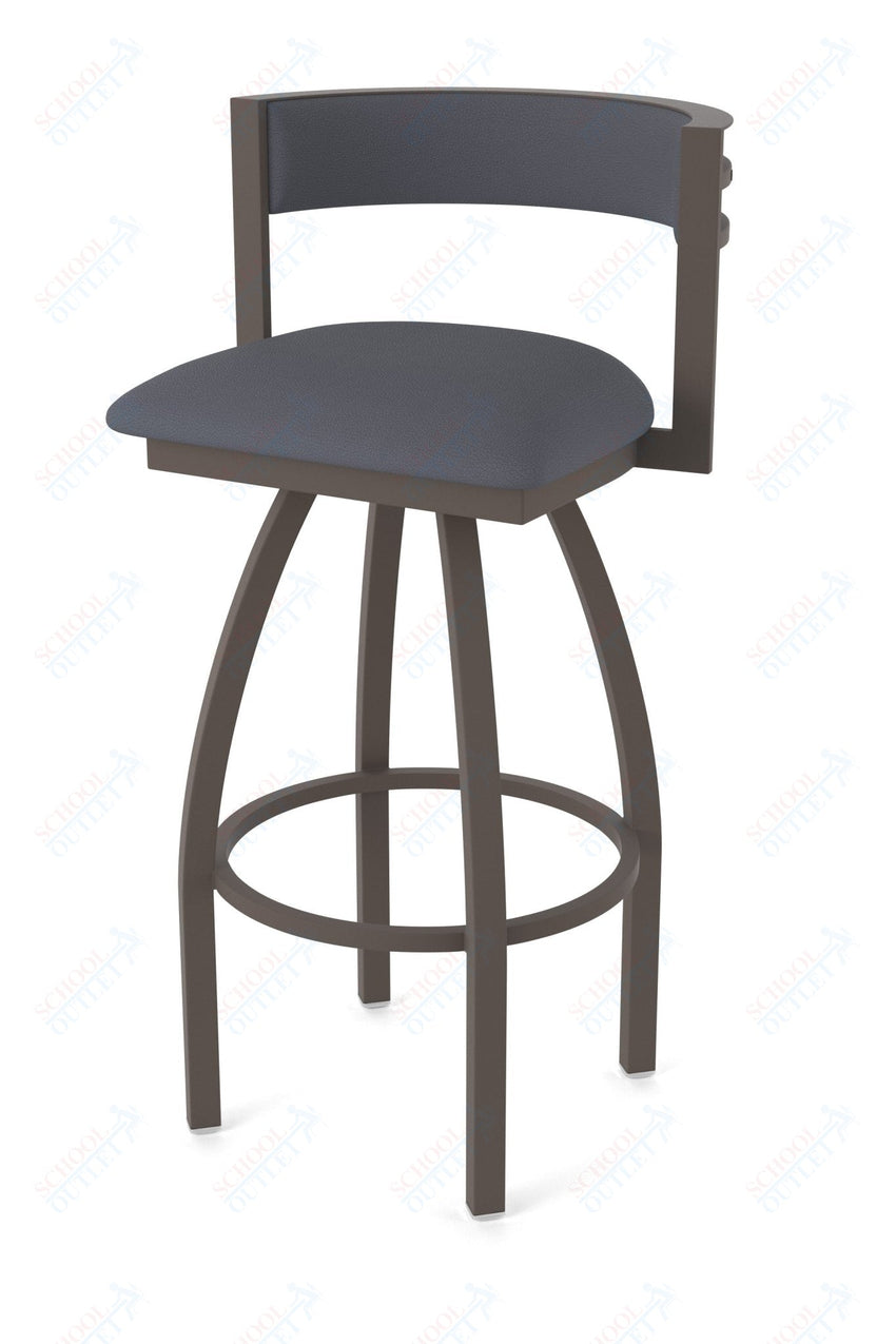Holland Bar Stool 861 Artemis Swivel Bar Stool Upholstered Seat 30"H (HBS - 861 - BS - UP - 30H) - SchoolOutlet