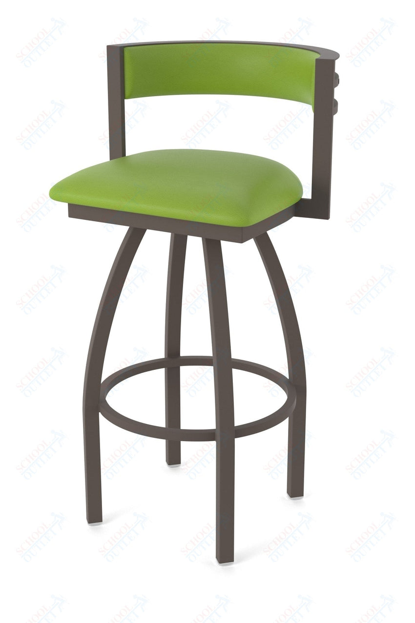 Holland Bar Stool 861 Artemis Swivel Bar Stool Upholstered Seat 30"H (HBS - 861 - BS - UP - 30H) - SchoolOutlet