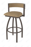 Holland Bar Stool 861 Artemis Swivel Bar Stool Upholstered Seat 30
